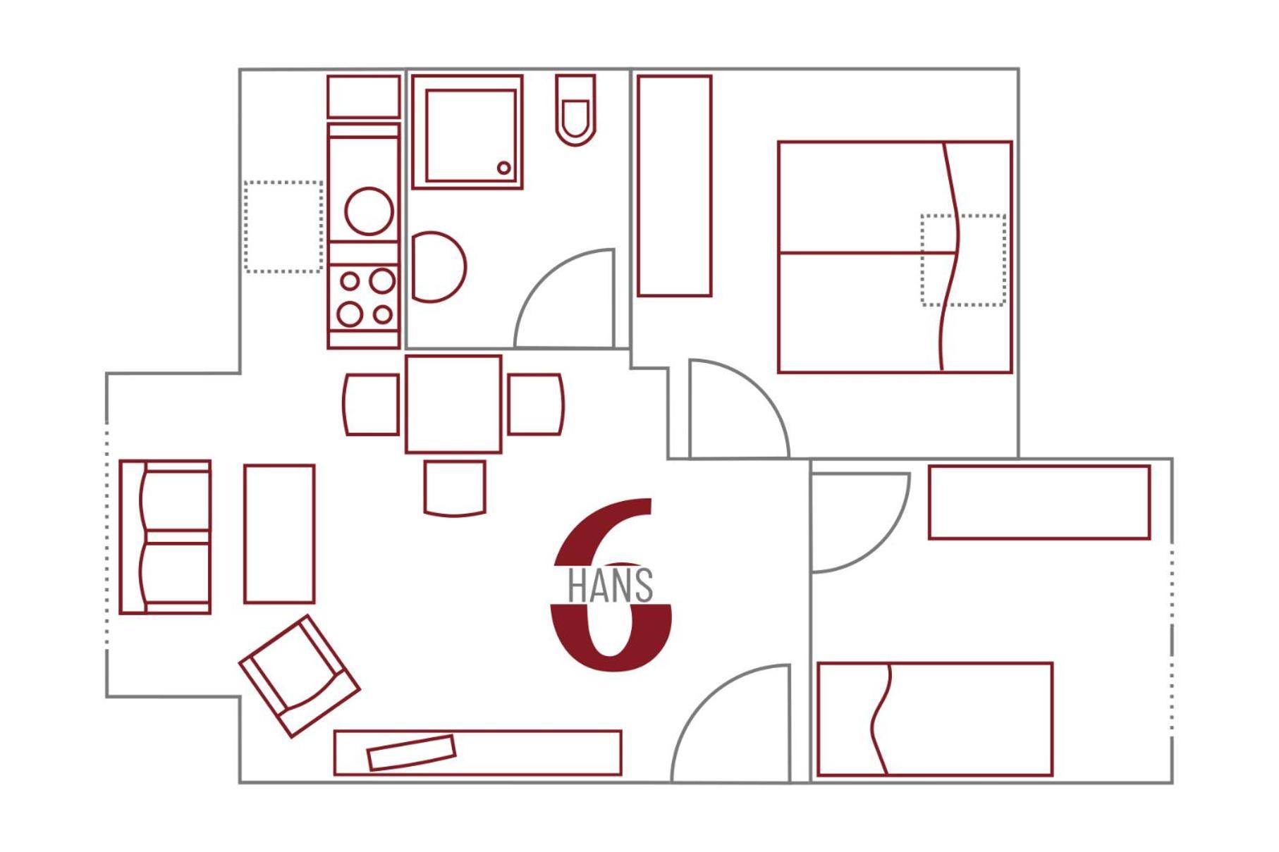7Schwaben Apartment Бад Урах Стая снимка